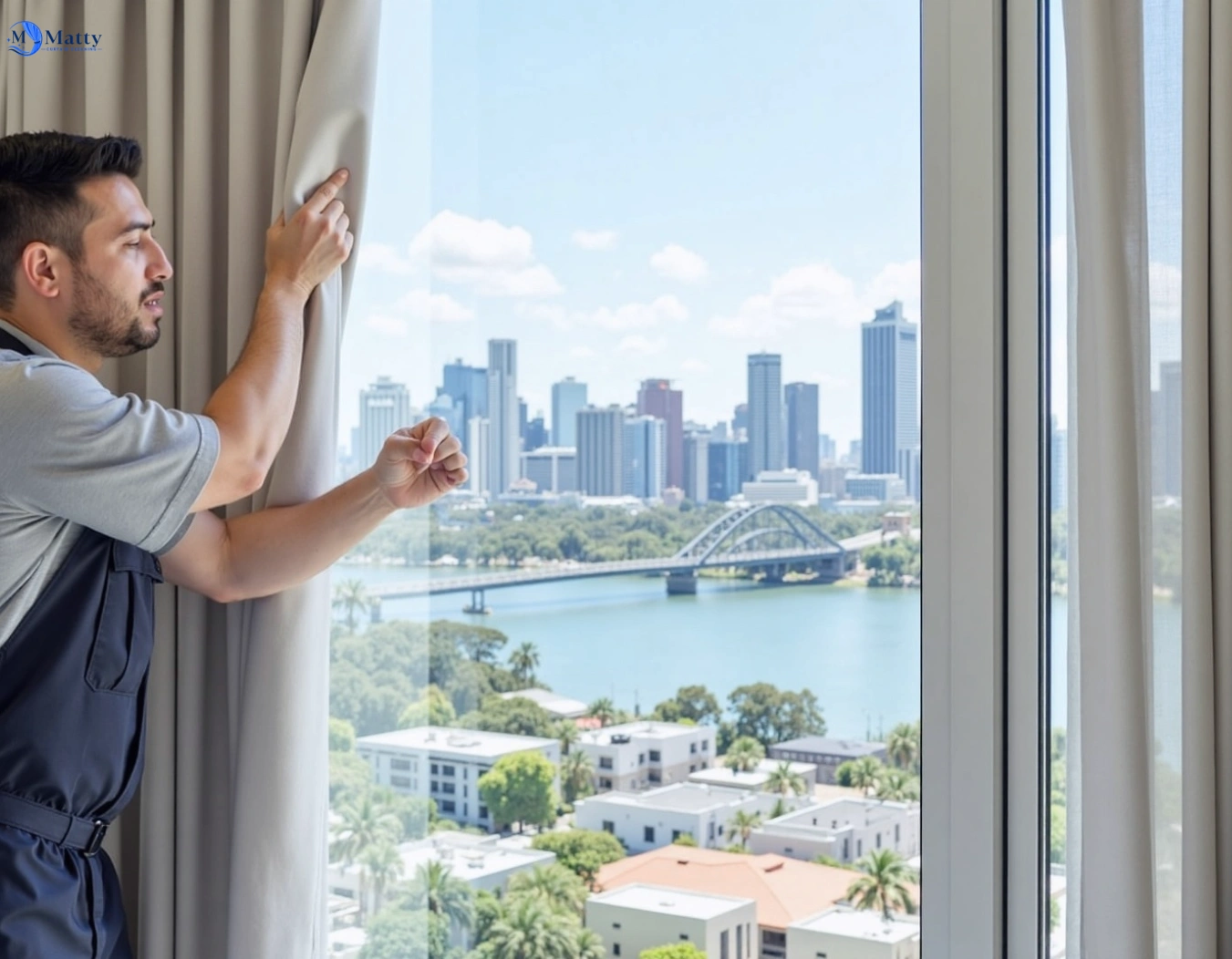 Professional curtain steam cleaning service eastgardens-nsw QLD by Matty Curtain Cleaning