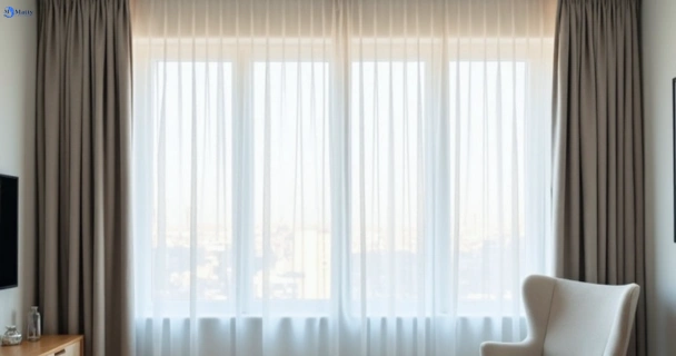 Freshly steam cleaned curtains in eastgardens-nsw QLD
